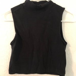 Black crop top